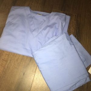 Ceil blue scrub set